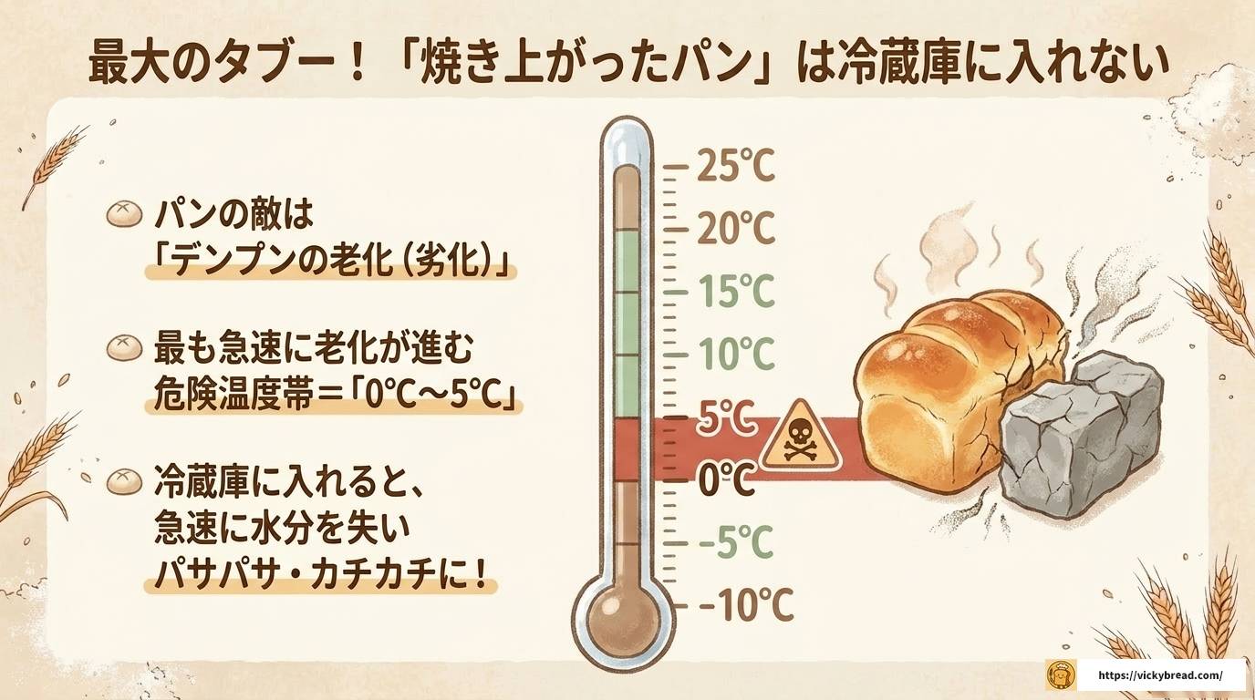 パンを焼く前に冷蔵庫に入れる方法と失敗しないコツ