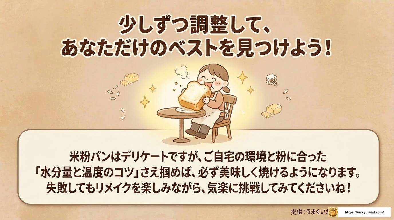 ホームベーカリーで米粉パンが失敗する原因と解決策まとめ