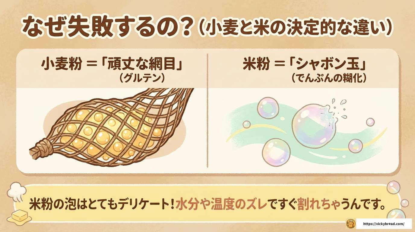 ホームベーカリーで米粉パンが失敗する原因と解決策まとめ