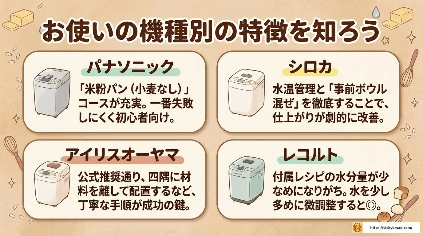 ホームベーカリーで米粉パンが失敗する原因と解決策まとめ