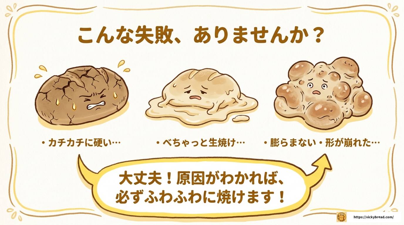 ちぎりパンの失敗原因を完全解説!ふわふわに焼くコツ
