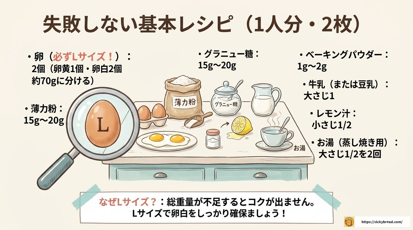 スフレパンケーキの失敗原因と完全攻略！もう失敗しない