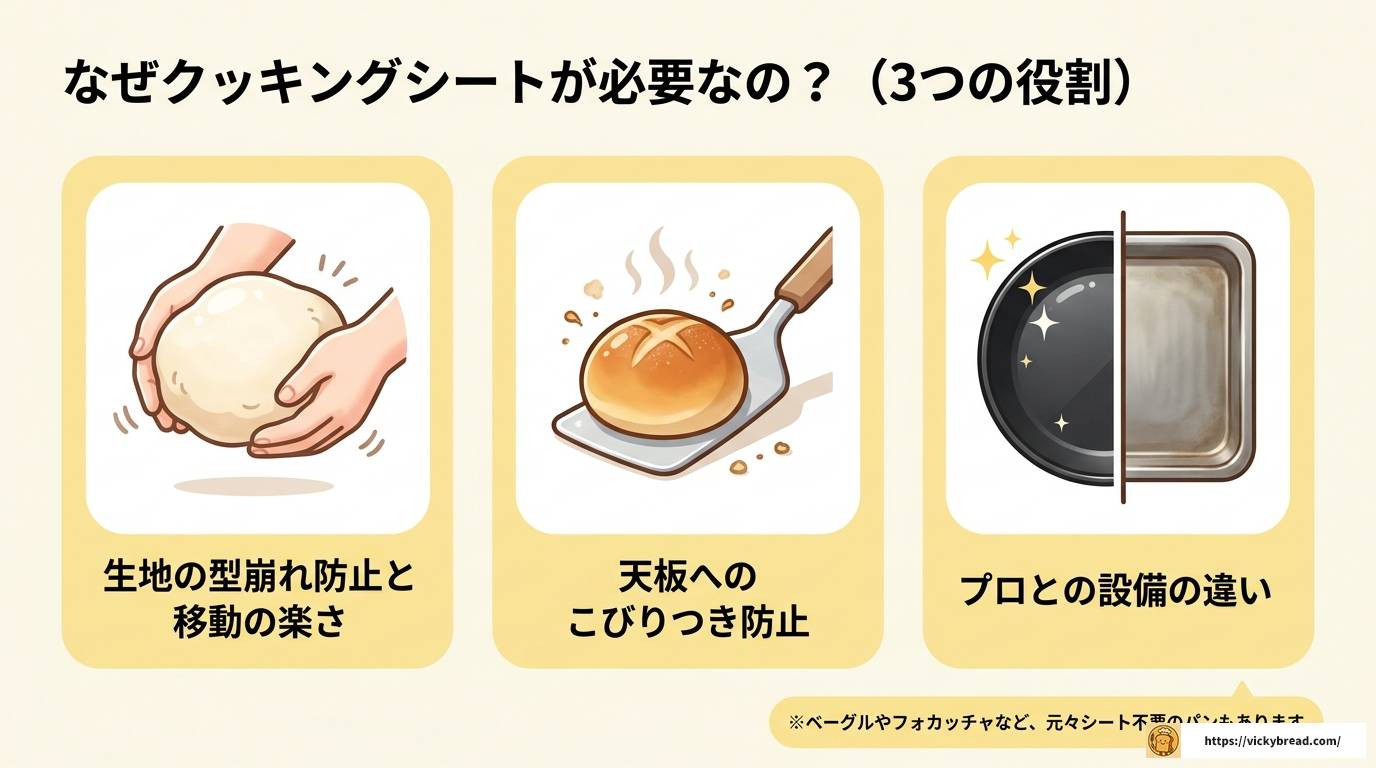 パンを焼く時にクッキングシートがない!代用品と対策まとめ