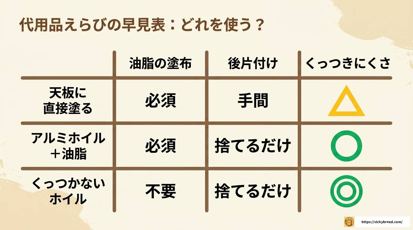 パンを焼く時にクッキングシートがない!代用品と対策まとめ