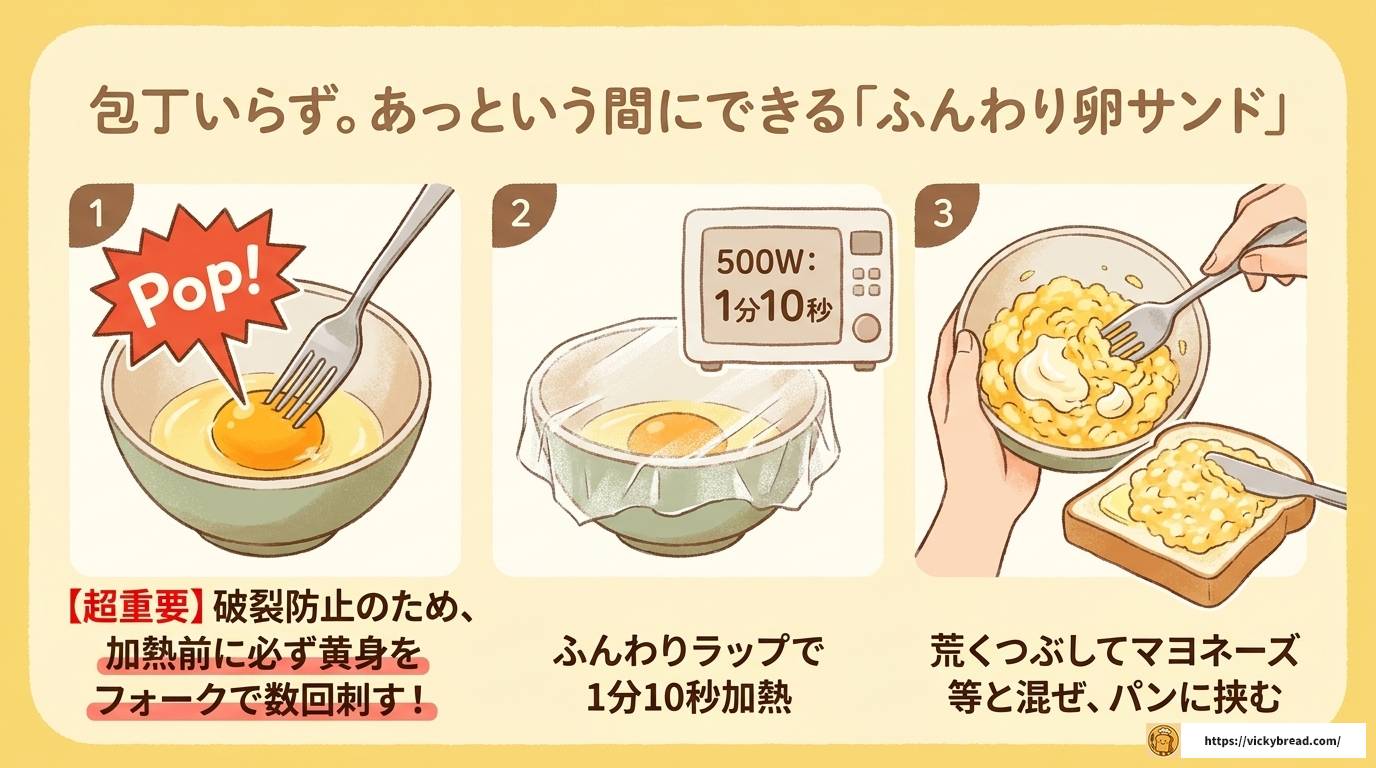 電子レンジでパンを焼く方法を完全解説!失敗なしのコツ