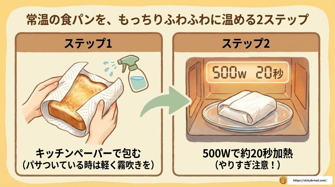 電子レンジでパンを焼く方法を完全解説!失敗なしのコツ