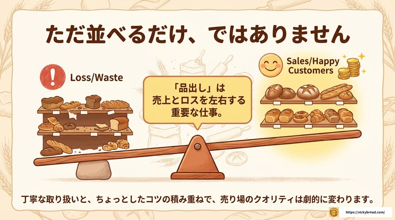 パンの品出しコツを完全解説!売り場づくりと作業効率化