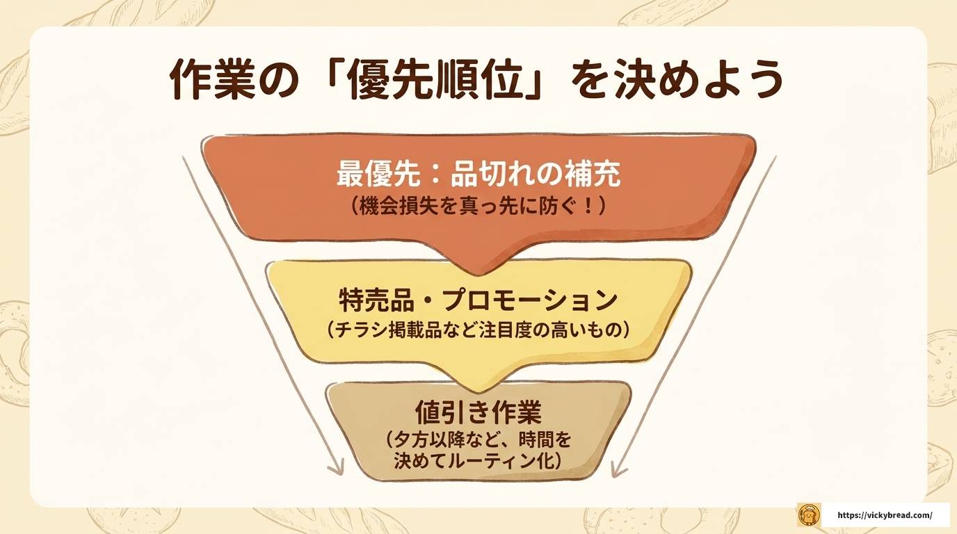 パンの品出しコツを完全解説!売り場づくりと作業効率化