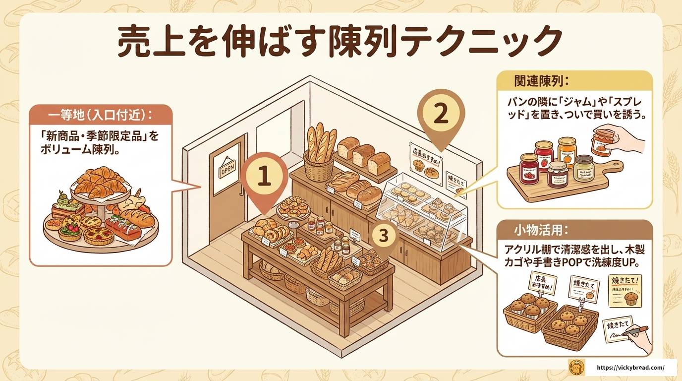 パンの品出しコツを完全解説!売り場づくりと作業効率化