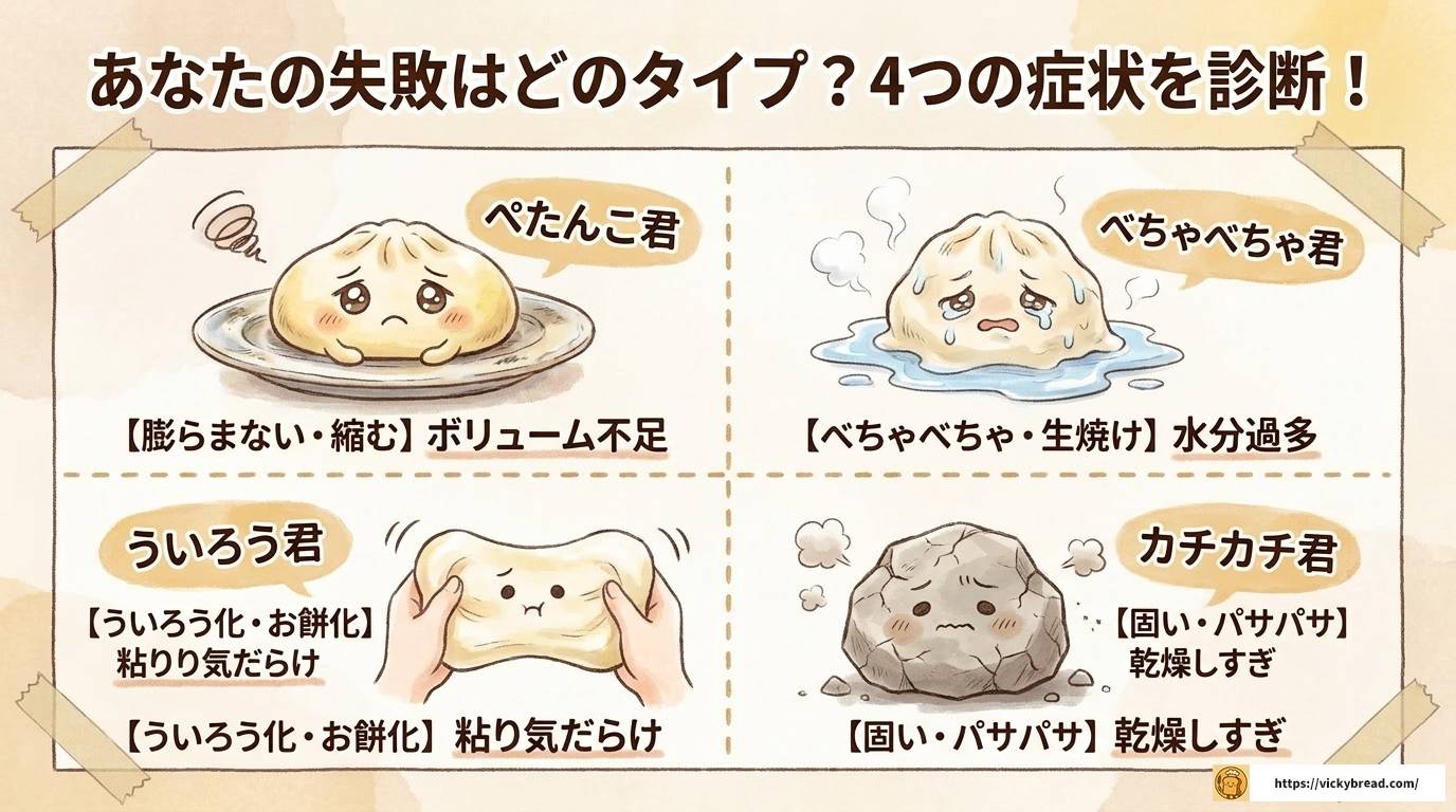 蒸しパンが失敗する原因と対策・リメイク術を完全解説