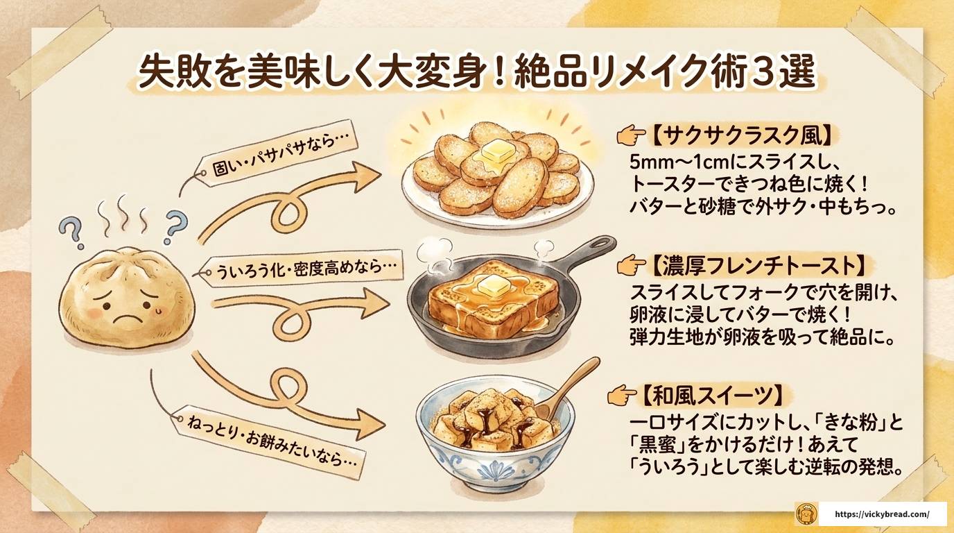 蒸しパンが失敗する原因と対策・リメイク術を完全解説
