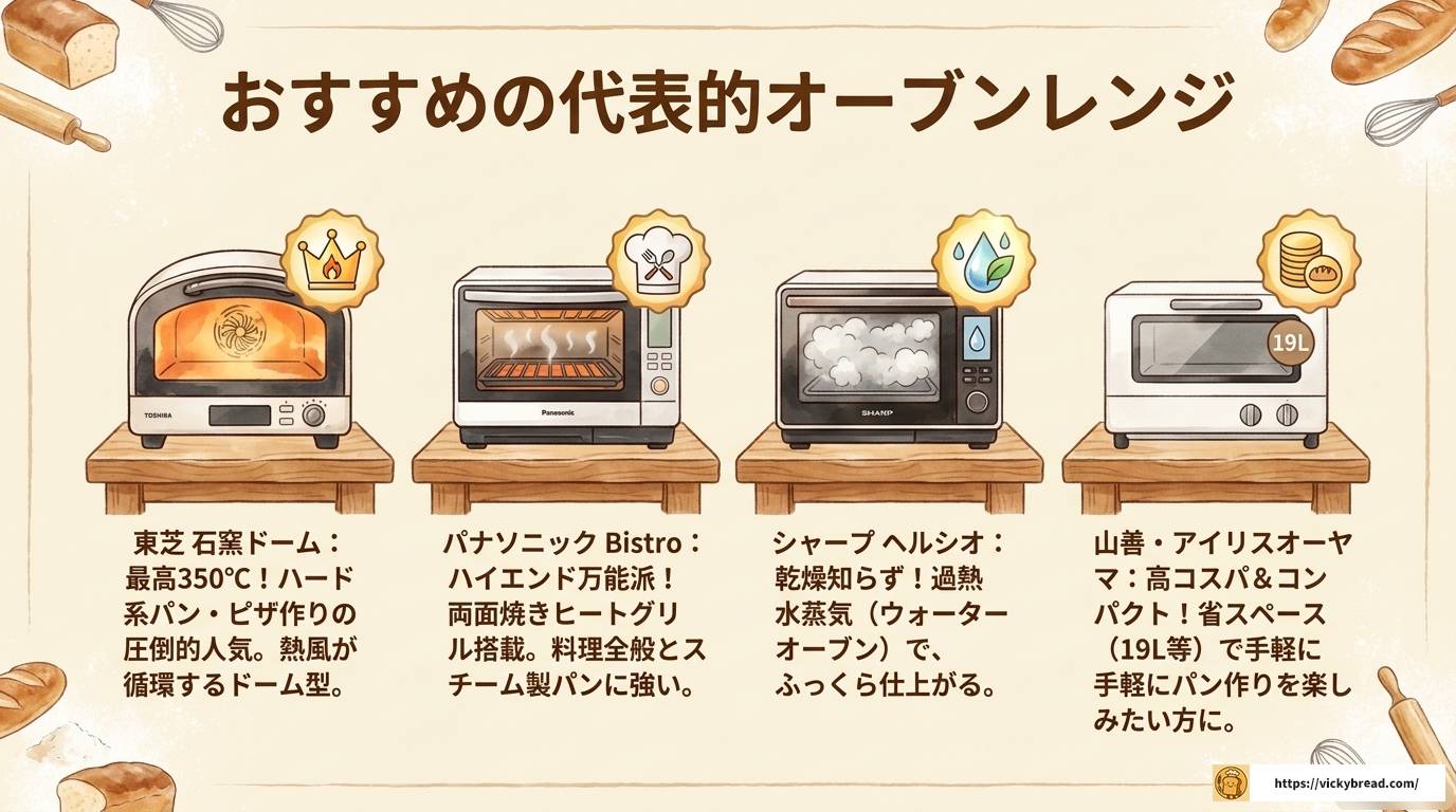 オーブンレンジでパンを焼くコツ!トーストから本格パン作りまで解説
