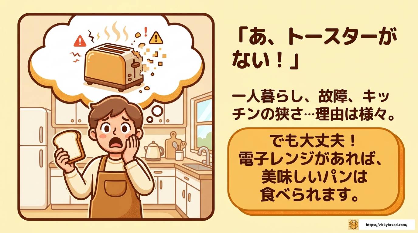 電子レンジでパンを焼く方法とコツ|トースターなしでも失敗しない