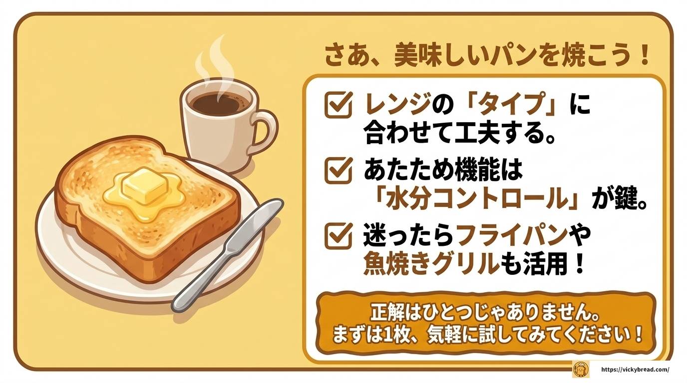 電子レンジでパンを焼く方法とコツ|トースターなしでも失敗しない