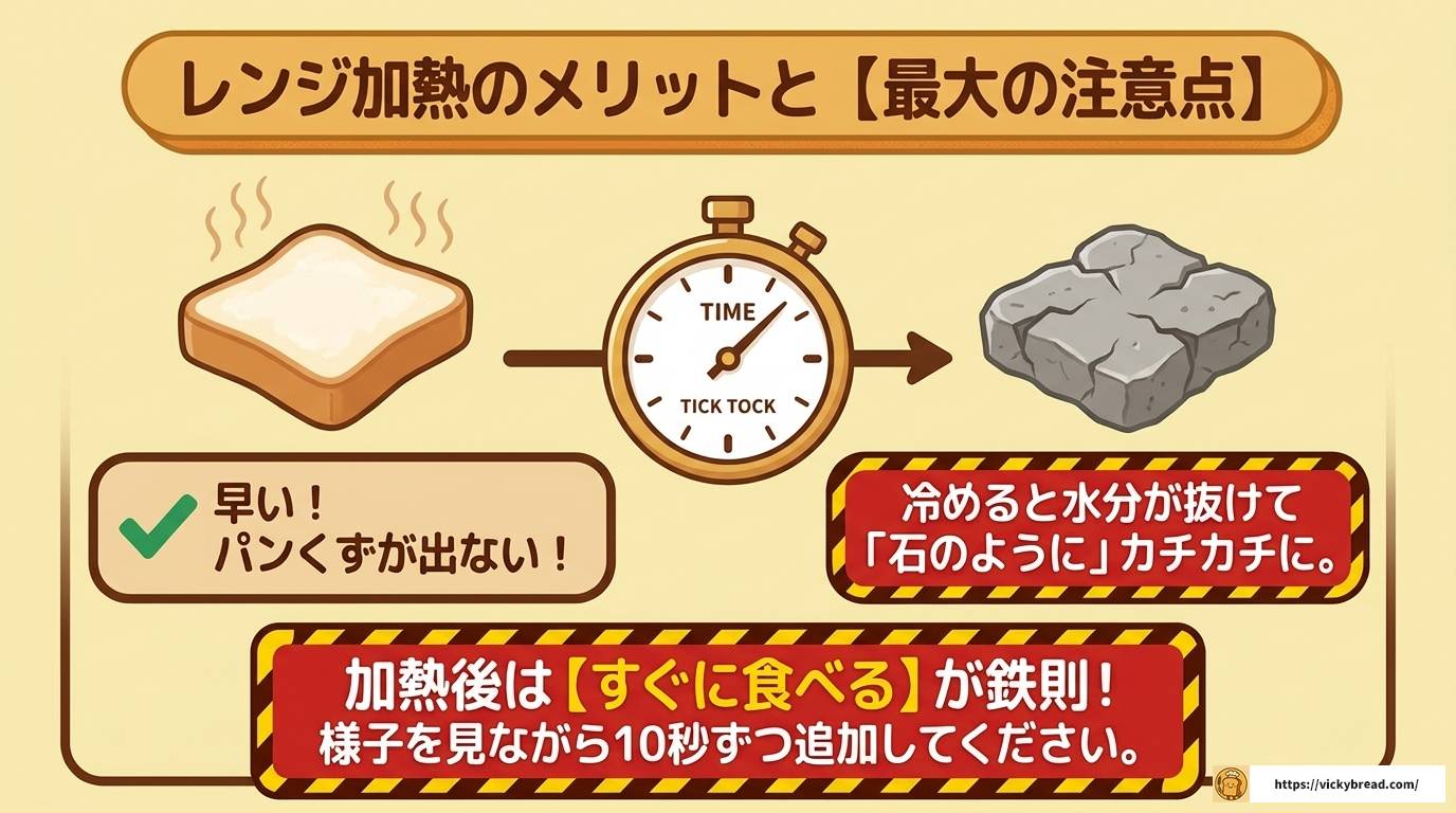 電子レンジでパンを焼く方法とコツ|トースターなしでも失敗しない