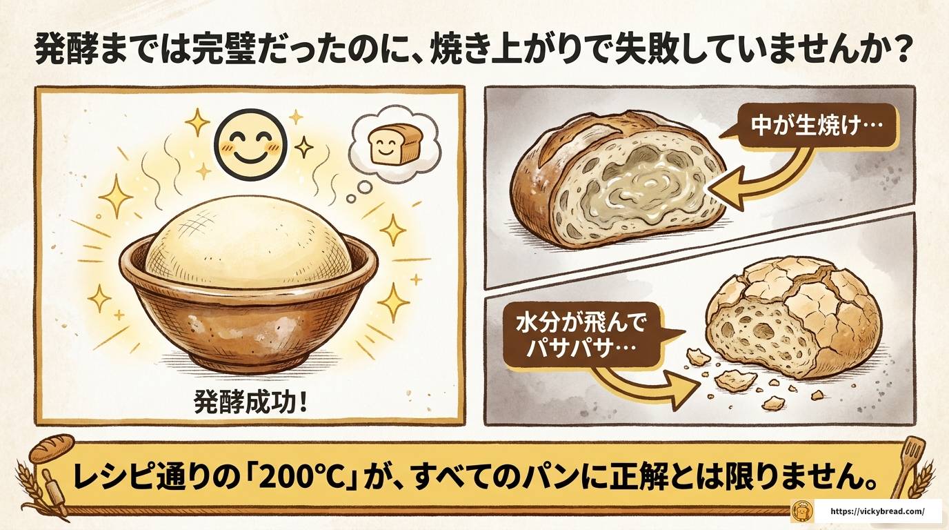 パンを焼く温度と時間の完全ガイド|プロ直伝の焼成テクニック集