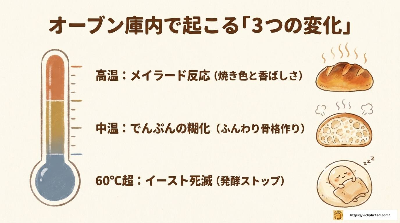 パンは何度で焼く?種類・サイズ別の温度と焼成時間の目安ガイド