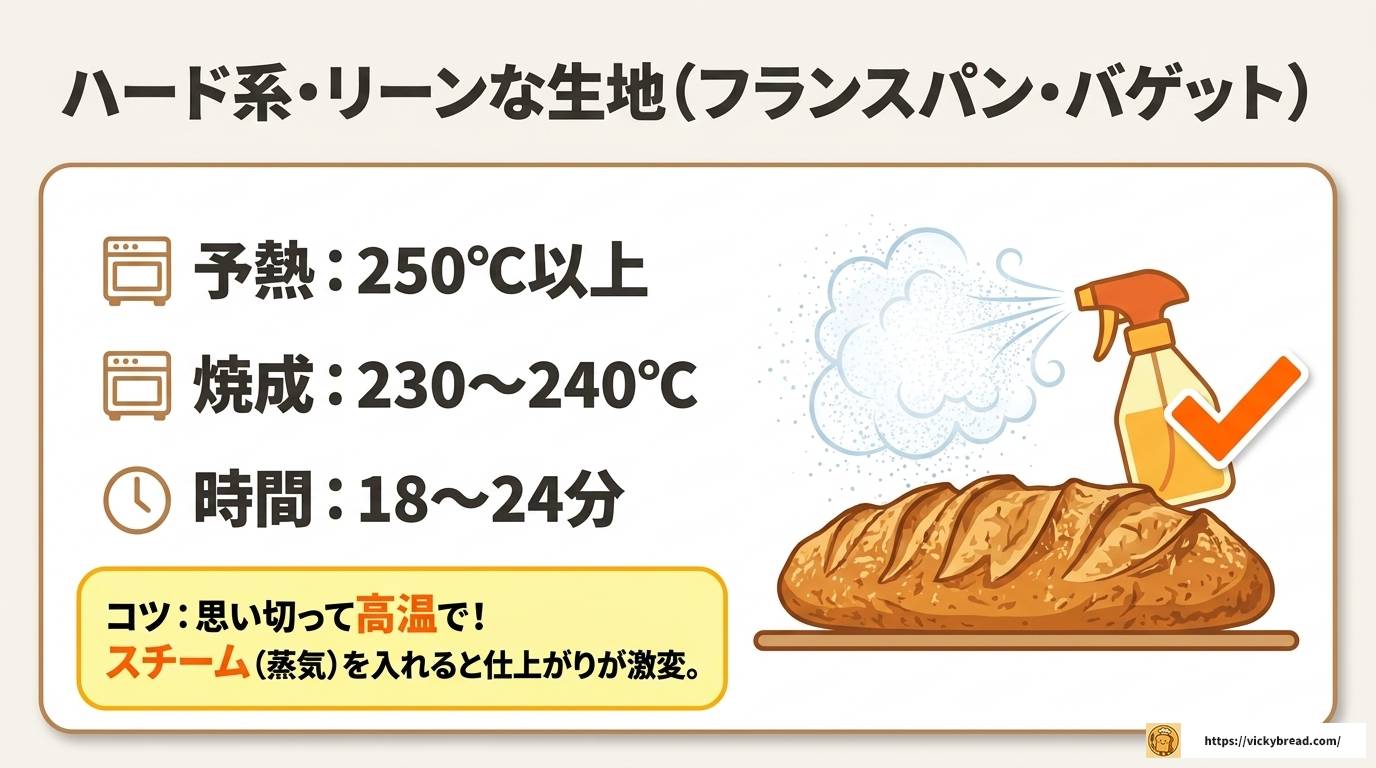 パンを焼く温度とオーブンの設定完全ガイド｜種類別の目安一覧