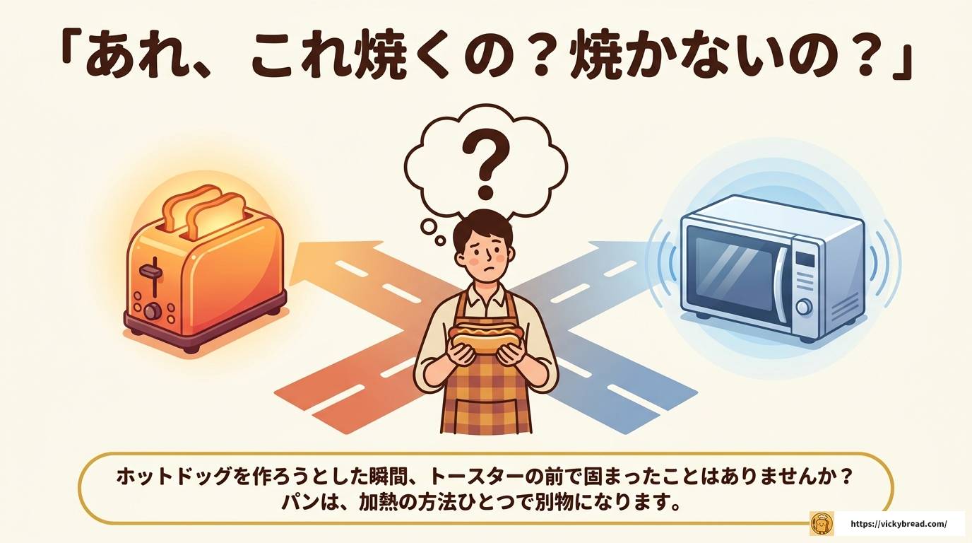 ホットドッグのパンを焼く技術で驚くほど美味しく仕上げる方法