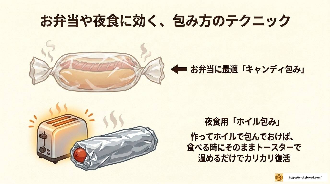 ホットドッグのパンを焼く技術で驚くほど美味しく仕上げる方法