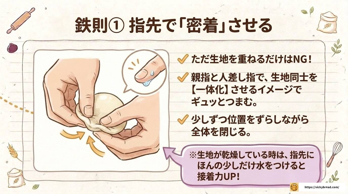 パンの閉じ目のコツを徹底解説！失敗しないための成形テクニック