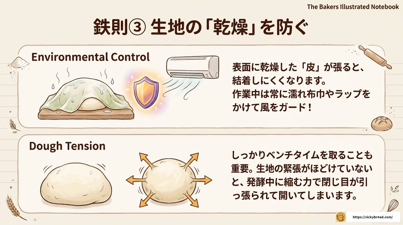 パンの閉じ目のコツを徹底解説！失敗しないための成形テクニック