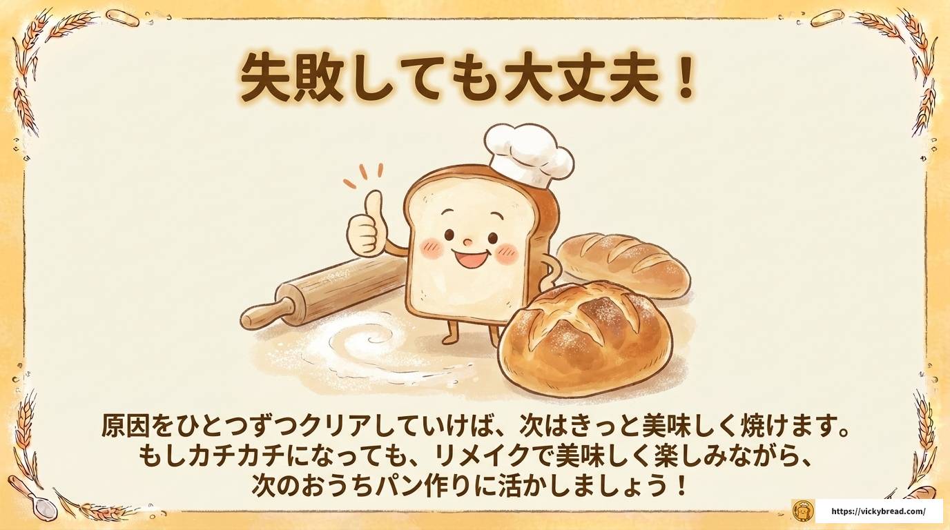 パン作りに失敗してカチカチに?原因と対処法・リメイクレシピ集