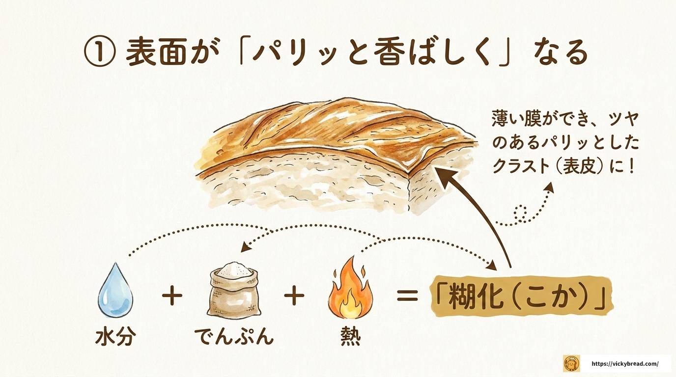 パン焼く前の霧吹きの効果とは?膨らみ・食感アップの秘訣を解説