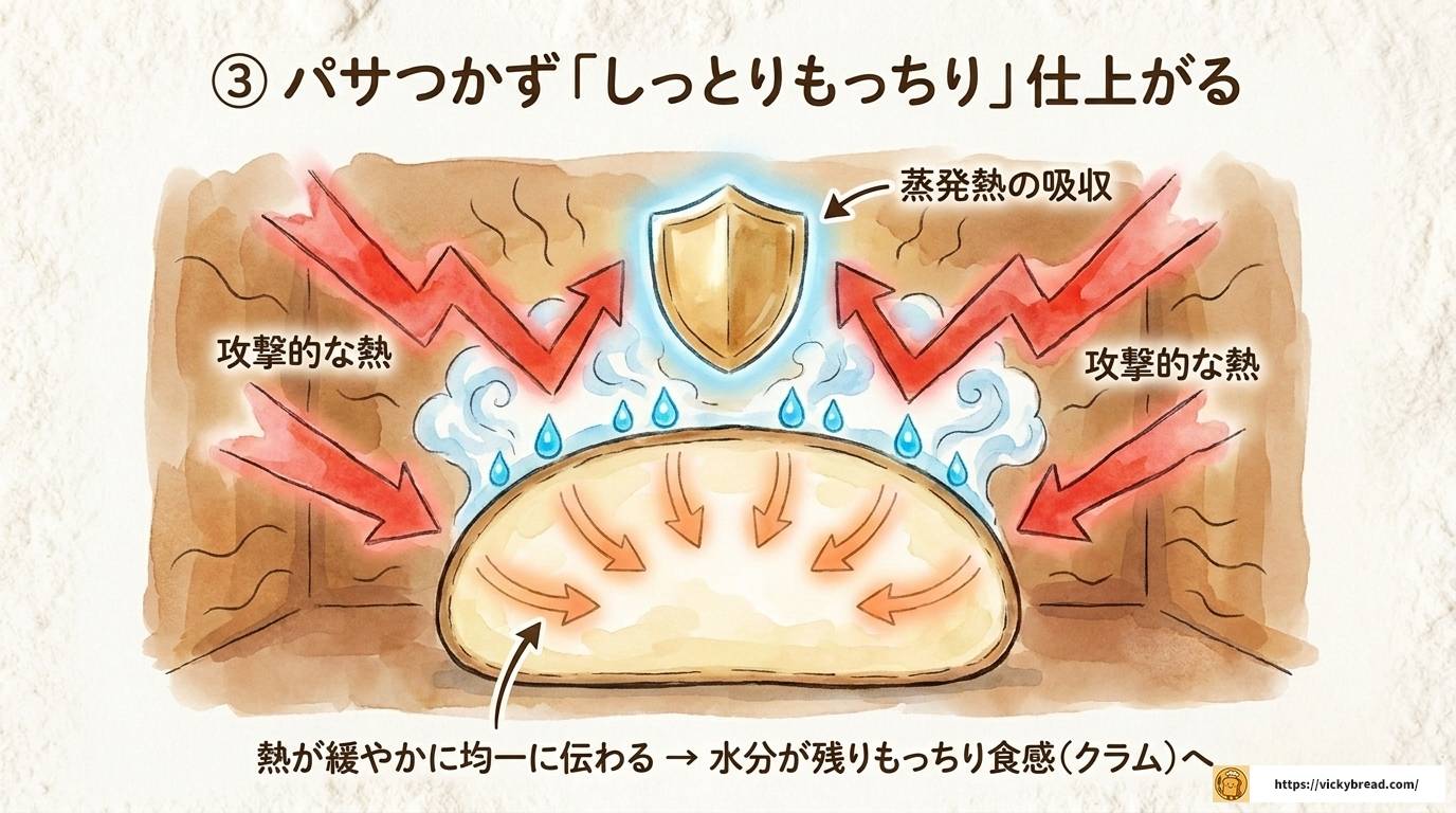 パン焼く前の霧吹きの効果とは?膨らみ・食感アップの秘訣を解説