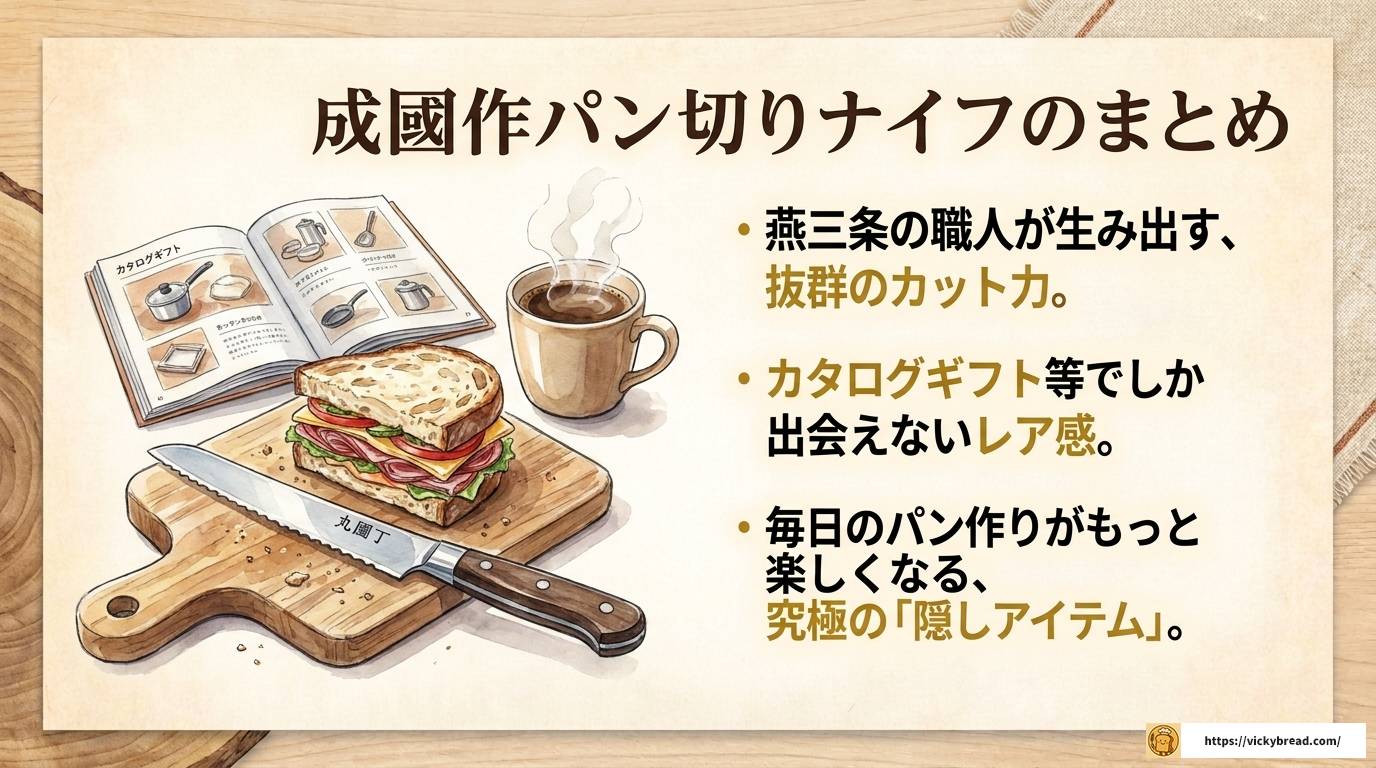 成國作パン切りナイフとは?切れ味の秘密と入手方法を徹底解説